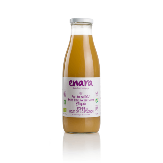 Pur jus POMME FRUIT DE LA PASSION BIO